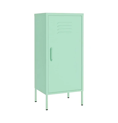 vidaXL Storage Cabinet Mint 16.7"x13.8"x40" Steel