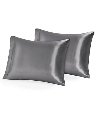 Bare Home Mulberry Pillowcase Set, Zipper Closure