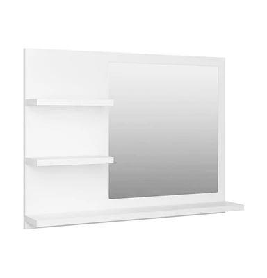 vidaXL Bathroom Mirror 23.6"x4.1"x17.7" Engineered Wood