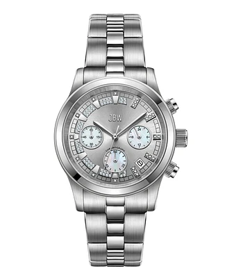 Jbw Women's Muse Diamond (1/5 ct.t.w.) Stainless Steel Watch