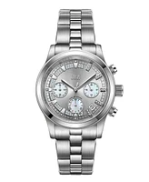 Jbw Women's Muse Diamond (1/5 ct.t.w.) Stainless Steel Watch