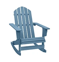 vidaXL Patio Adirondack Rocking Chair Solid Fir Wood