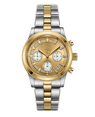 Jbw Women's Muse Diamond (1/5 ct.t.w.) Stainless Steel Watch