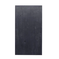Streamdale Furniture Farmhouse Style 4-Door Storage Cabinet in Distressed Black
