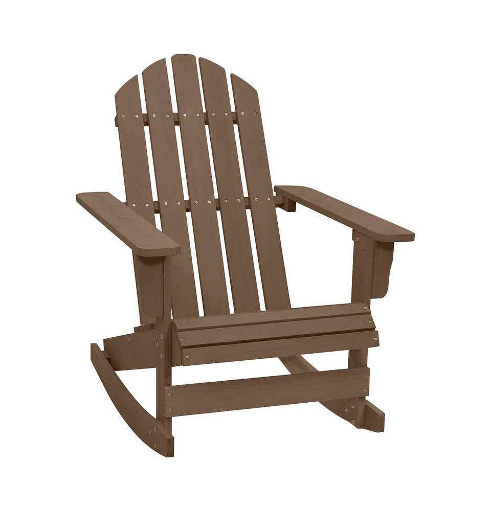 vidaXL Patio Rocking Chair Wood