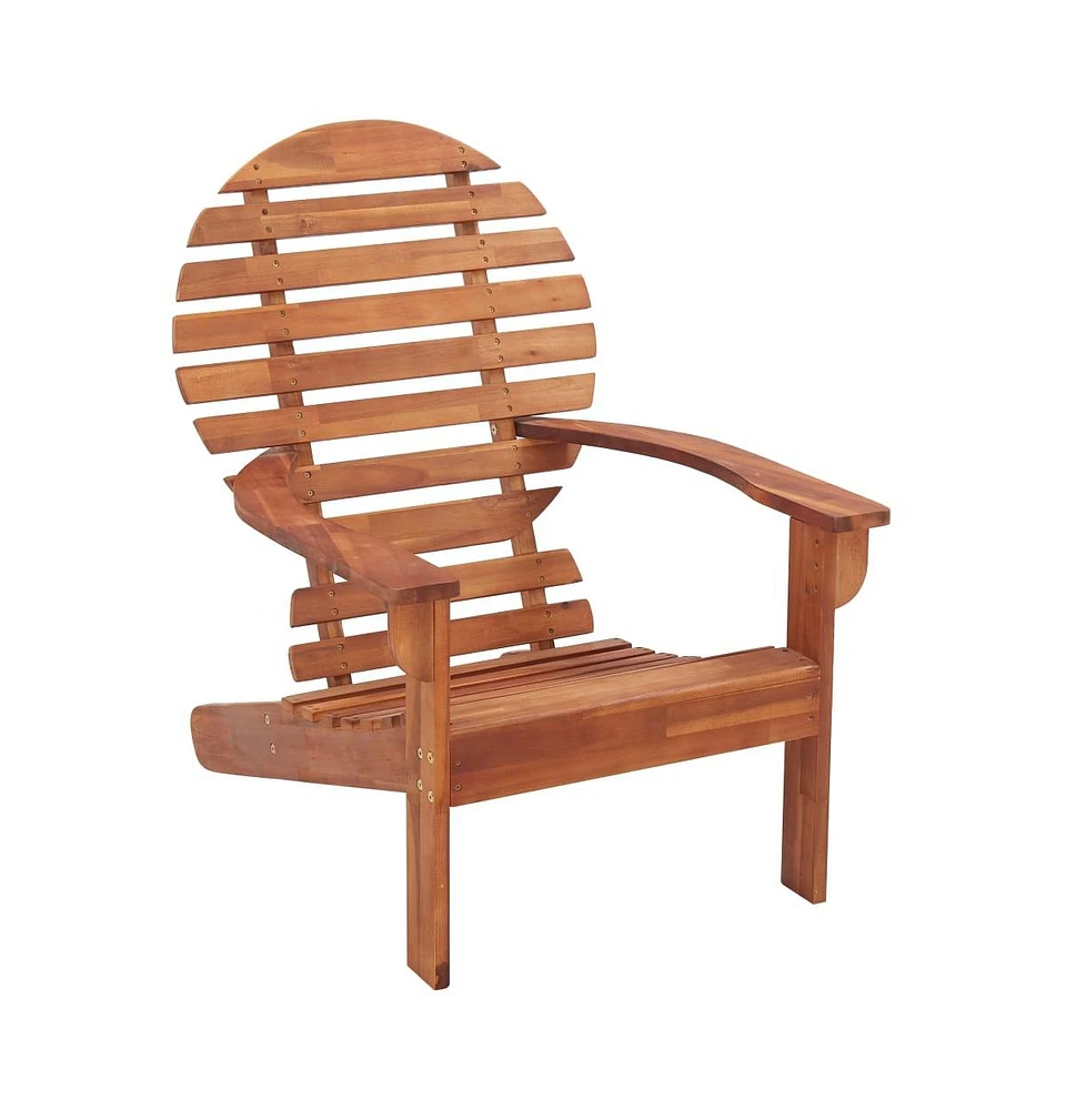 vidaXL Adirondack Chair Solid Acacia Wood