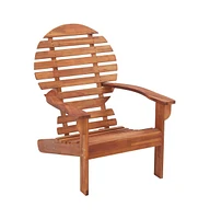 vidaXL Adirondack Chair Solid Acacia Wood