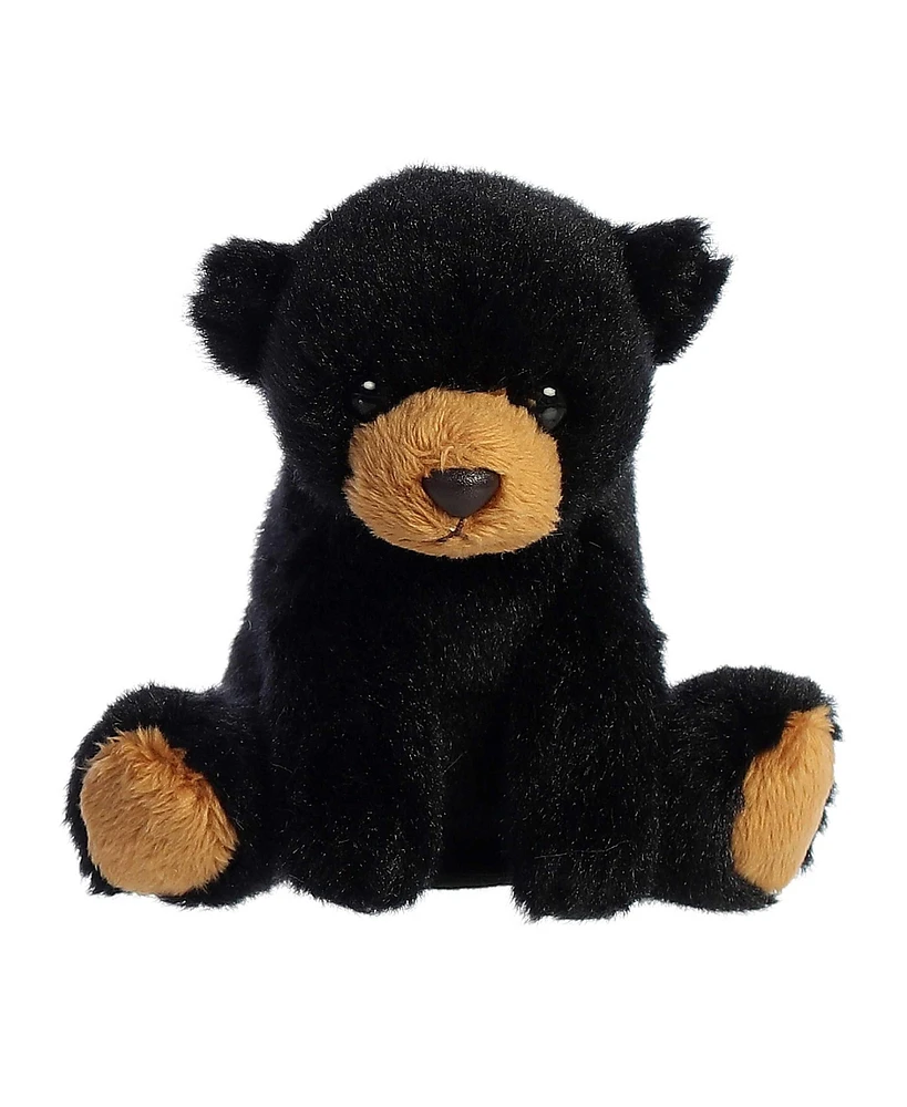 Aurora Mini Blake Bear Shoulderkins Adorable Plush Toy Black 4.5"