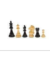 We Games Luxury Staunton Bridle Knight Chess Pieces, 4 inch king