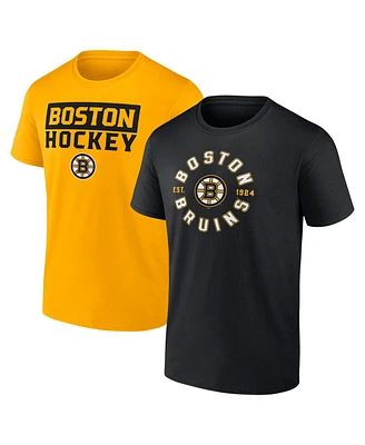 Fanatics Men's Boston Bruins Serve T-Shirt Combo Pack