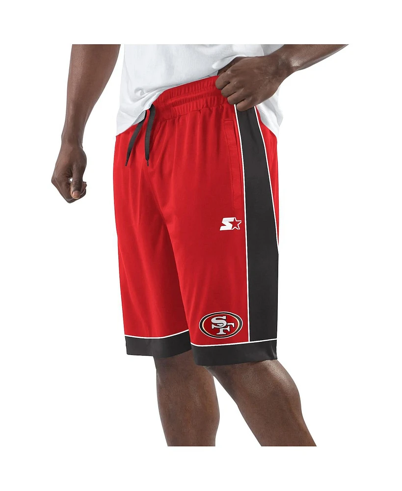 Starter Men's Scarlet/Gold San Francisco 49ers Fan Favorite Fashion Shorts