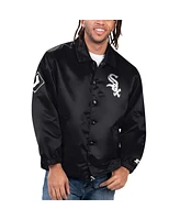 Starter Men's Brown San Diego Padres Option Route Satin Full-Snap Jacket