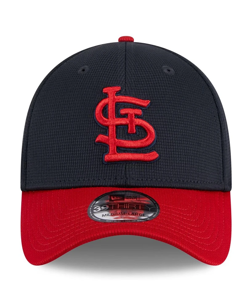 New Era Men's Navy St. Louis Cardinals 2024 Batting Practice 39THIRTY Flex Hat