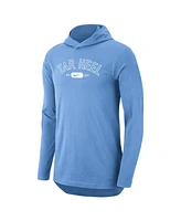 Nike Men's Carolina Blue North Carolina Tar Heels Campus Performance Long Sleeve Hoodie T-Shirt