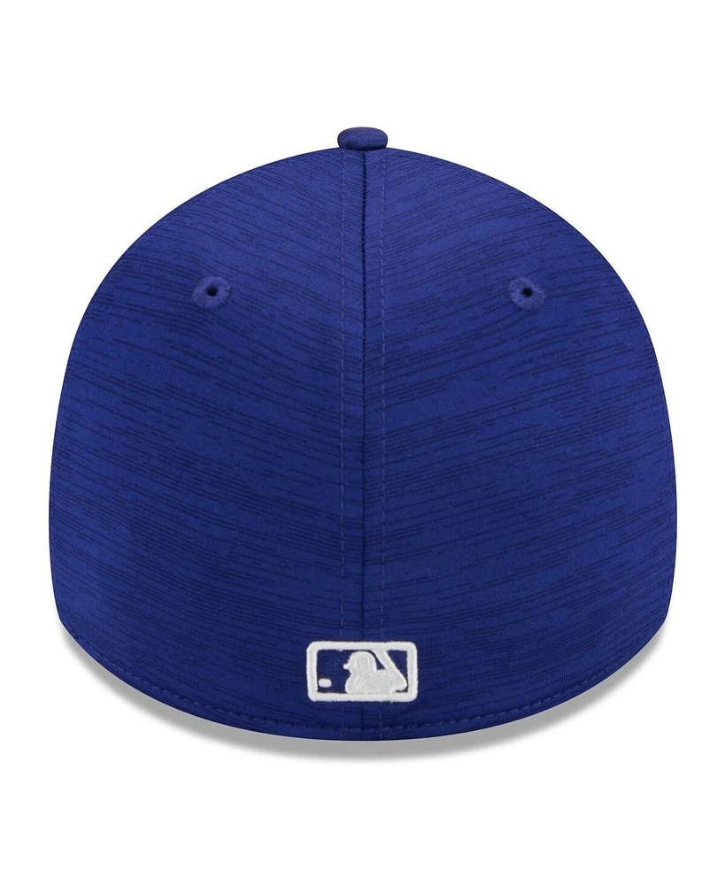 New Era Men's Royal Los Angeles Dodgers 2024 Clubhouse 39THIRTY Flex Fit Hat