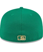 New Era Men's White/Green New York Mets 2024 St. Patrick's Day 59FIFTY Fitted Hat