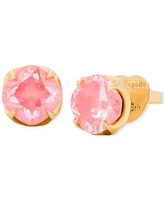 Kate Spade New York Gold-Tone Cubic Zirconia Flower Stud Earrings