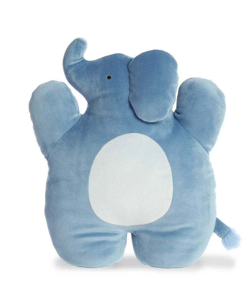 Aurora Large Jelly Elephant Spongecakes Squishy Plush Toy Blue 17"