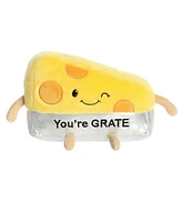 Aurora Medium You're Grate Just Sayin' Witty Plush Toy Yellow 9.5"