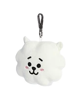 Aurora Mini Rj Keychain BT21 Lovable Plush Toy White 4"