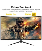 Z-edge 27 inch 1080P Fhd 200Hz 1ms Curved Gaming Monitor
