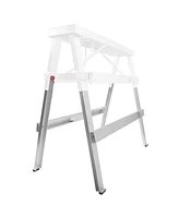 GypTool Adjustable Height Drywall Taping & Finishing Walk-Up Bench: 18 in