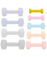 Philosophy Gym Neoprene Dumbbell Hexagon Hand Weights, 1 lb Pair - 2 lb Total