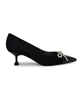 Nine West Women's Wendon Bridal Tapered Heel Slip-on Dress Pumps