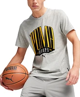 Puma Men's Hoops Logo Graphic T-Shirt