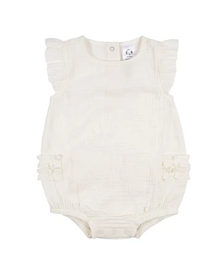 Gerber Baby Girls Gauze Sunsuit Romper