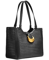 Donna Karan Valley Stream Woven Buckle Small Tote