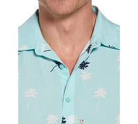 Cubavera Men's Flamingo-Print Shirt