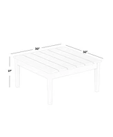 WestinTrends Outdoor Patio Modern Adirondack Coffee Table