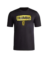 Adidas Men's Black Columbus Crew Local Pop Aeroready T-Shirt