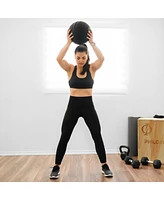 Philosophy Gym Slam Ball, 20 Lb - Weighted Fitness Medicine Ball with Easy Grip Tread