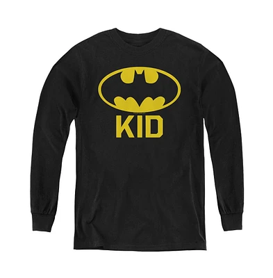 Batman Boys Youth Bat Long Sleeve Sweatshirt