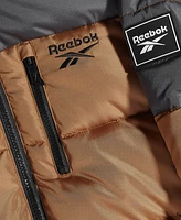 Reebok Big Boys Quilted Full-Zip Hooded Puffer Jacket