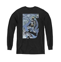 Batman Boys Youth Seurbat Long Sleeve Sweatshirts