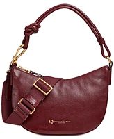 Donna Karan Roslyn Small Leather Hobo Bag