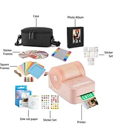 Hp Sprocket Panorama Portable Label Printer & Photo Gift Bundle