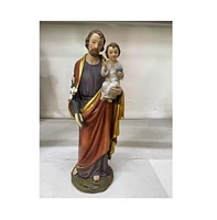 Fc Design 12"H St. Joseph Holding Baby Jesus Holy Figurine Religious Decoration Home Decor Perfect Gift for House Warming, Holidays and Birthdays