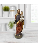 Fc Design 12"H St. Joseph Holding Baby Jesus Holy Figurine Religious Decoration Home Decor Perfect Gift for House Warming, Holidays and Birthdays