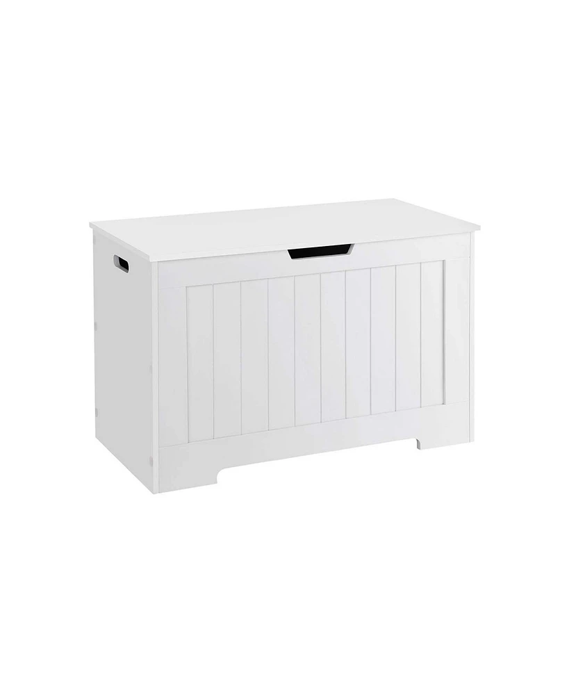 Slickblue Lift Top Entryway Storage Chest/bench With 2 Safety Hinge, Wooden Toy Box