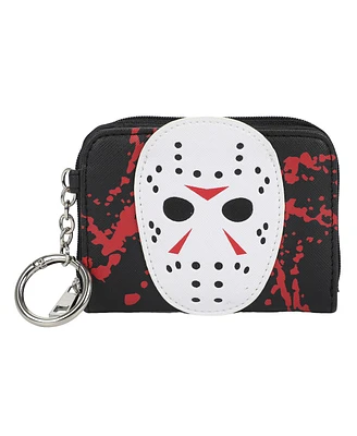 Friday The 13Th Jason Mask Women's Mini Bifold Wallet