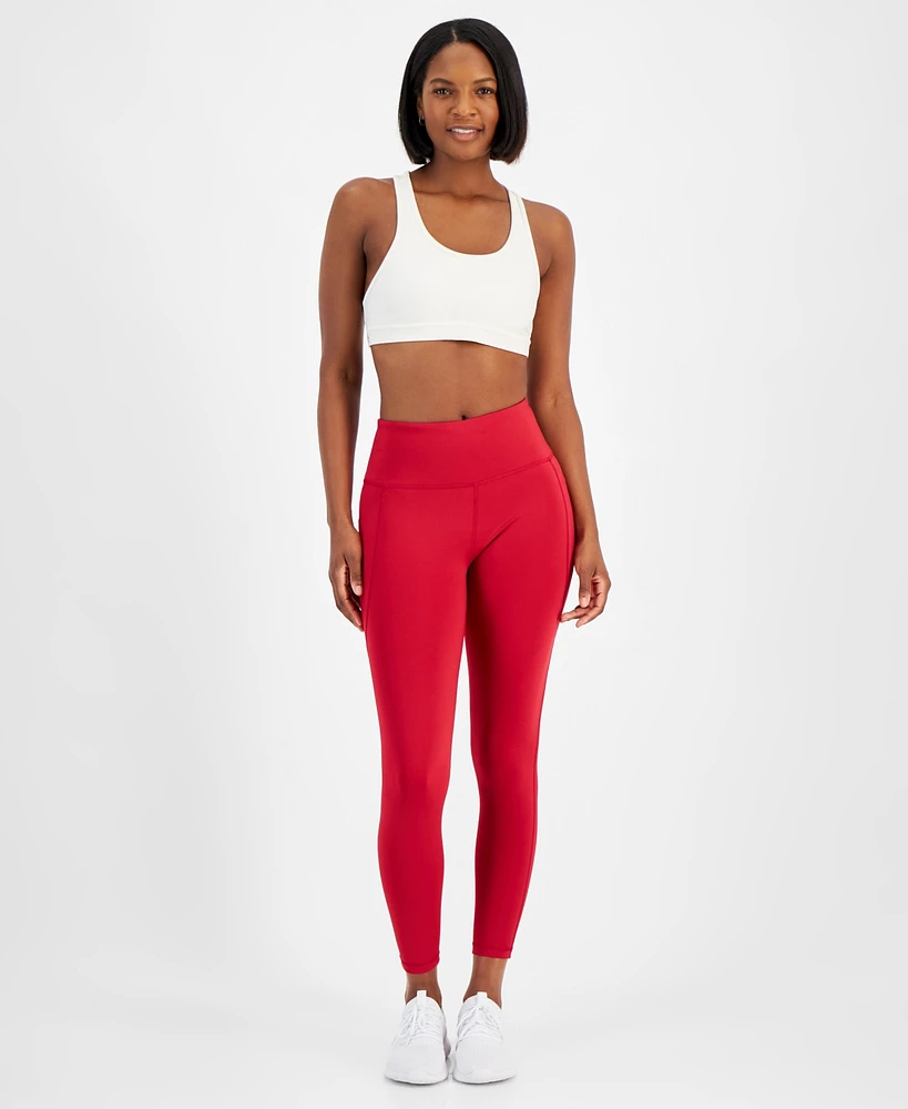 Id Ideology Women's Solid 7/8 Compression Leggings, Created for Macy's