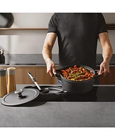 BergHOFF Graphite Enamel Cast Iron Round Grill Pan 10.25"
