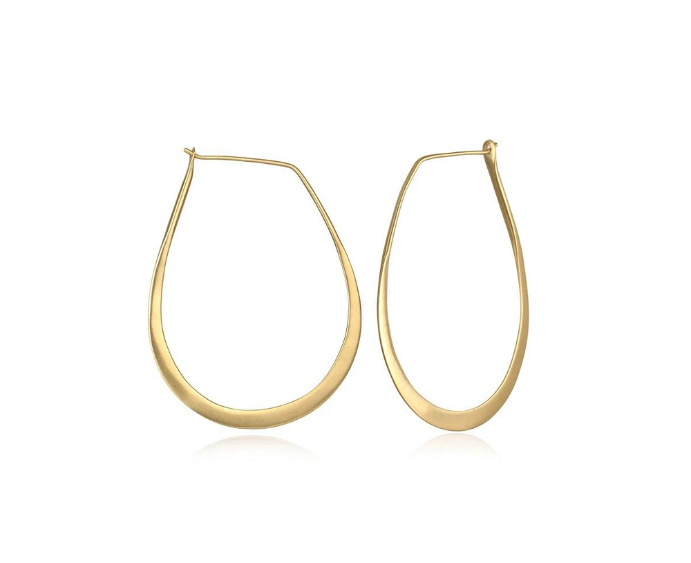 Satya Jewelry Minimalist Gold Hoop Earrings