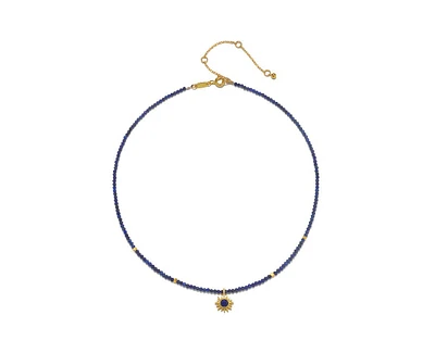 Satya Jewelry Light Seeker Lapis Starburst Choker Necklace