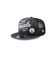 New Era Men's Black Boston Celtics 2024 Eastern Conference Champions Locker Room 9FIFTY Snapback Hat