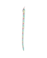 Aurora X-Large Kusheez Daisy Rainbow Snake Playful Plush Toy 51"